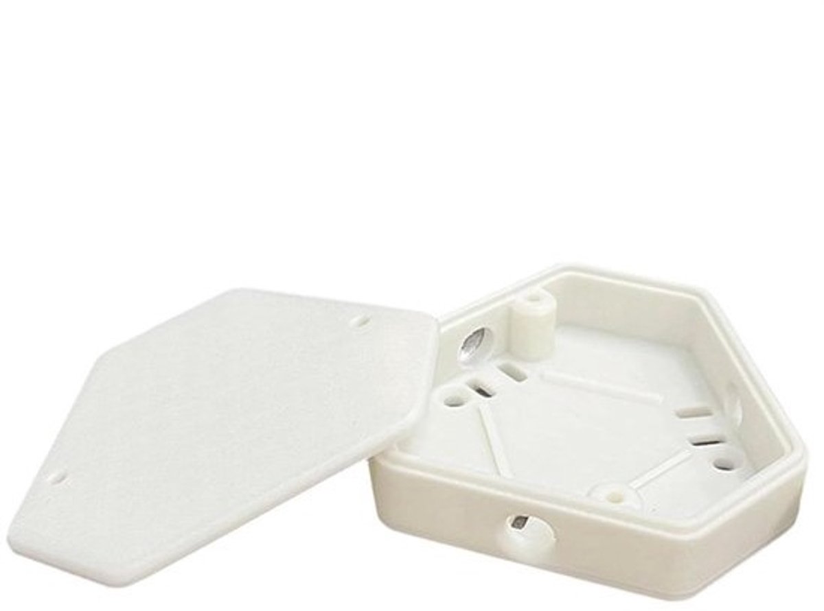 Elektrische Aansluitdoos - Verbindingsdoos Draad - Bedrading Beveiligen - Hassle-Free Onderhoud - 7.9x7x1.9cm - Wit