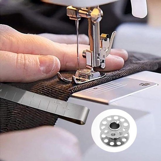 Universele metalen spoelen voor naaimachines - 36 stuks lege spoelen met opbergdoos voor thuisgebruik, ideaal voor naaien en borduren van Universele — afbeelding 3
