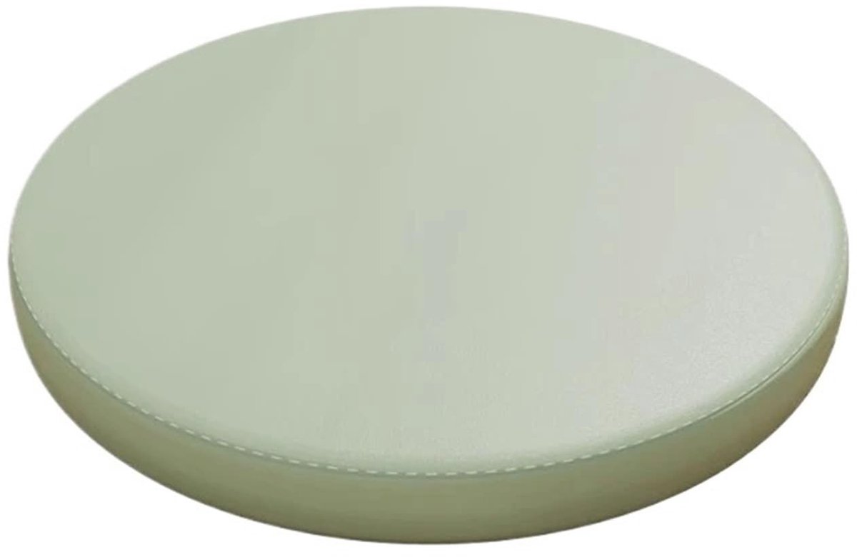 Ronde Traagschuim Kussen - Lichtgroen - 35 cm