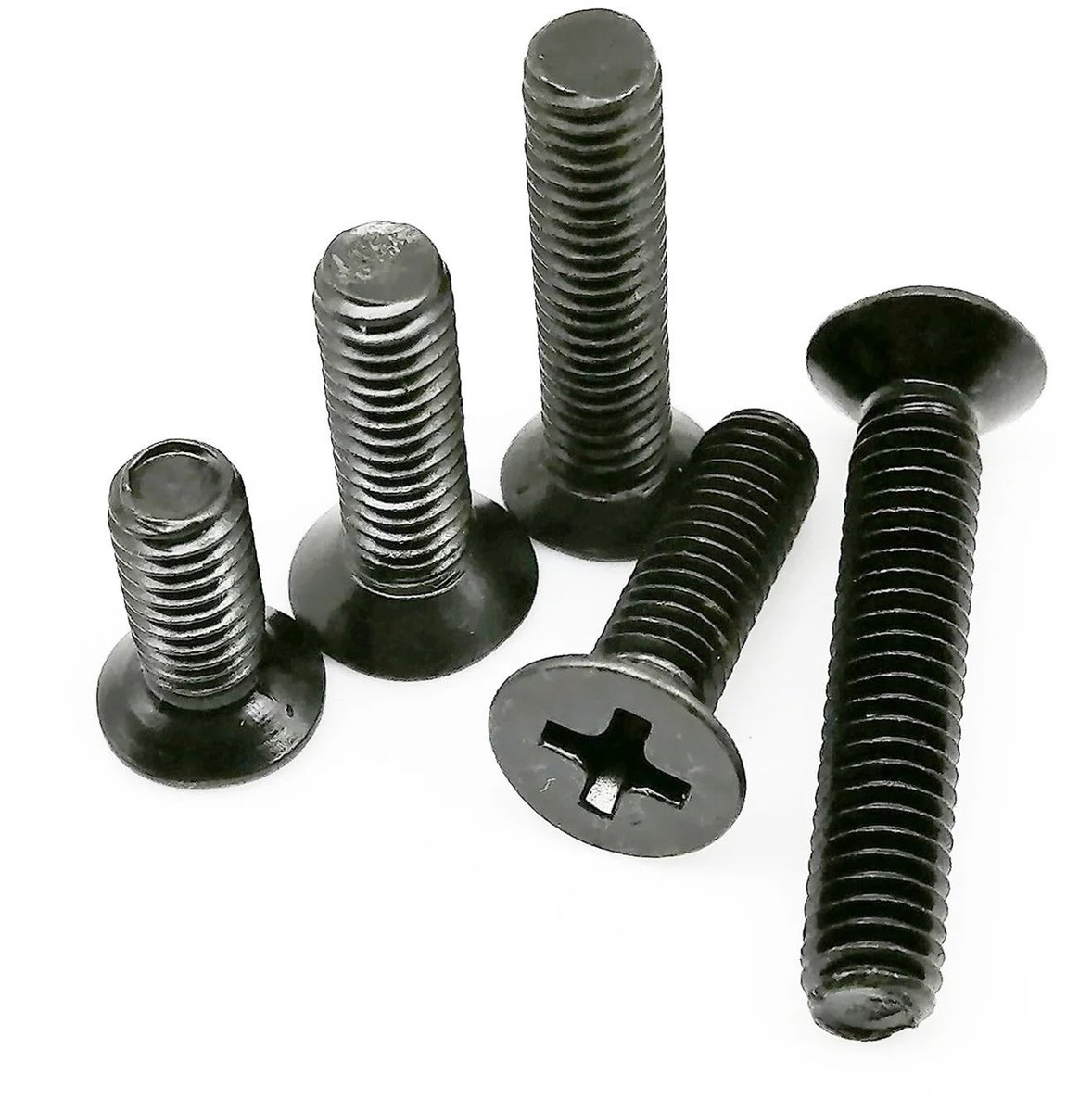 Mini Zwarte Koolstofstalen Schroefbout - M1.2, M1.4, M1.6 en M2.5