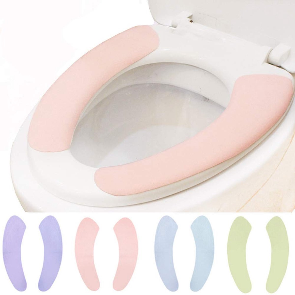 Toiletbril Covers Zelfklevend Foam - 4 Paar