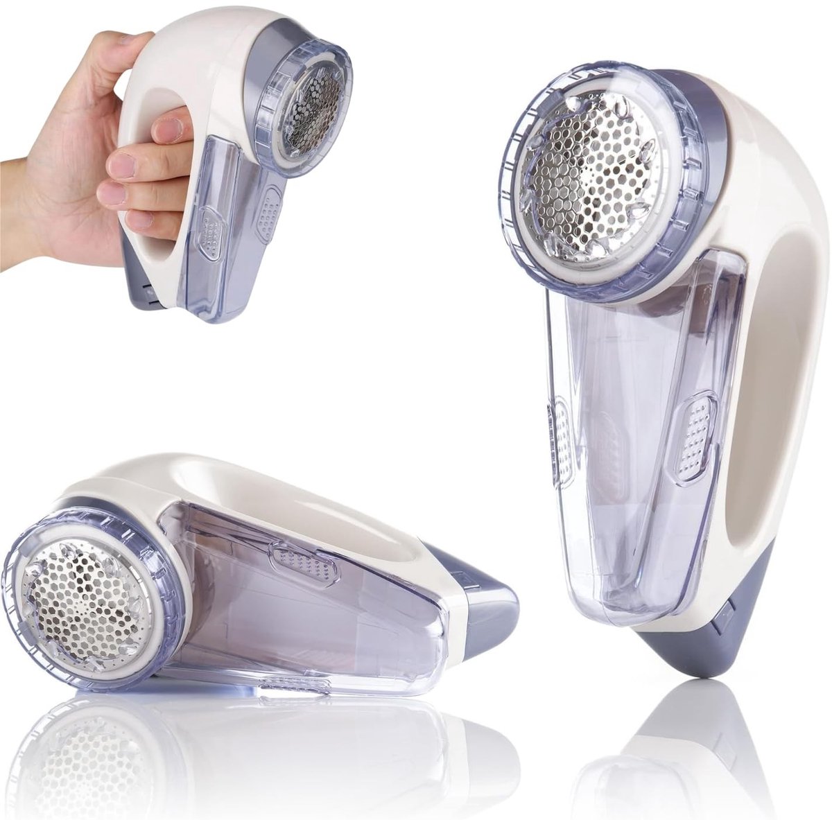 Handmatige Kledingshaver - Voor het verwijderen van pluisjes - Wit - Compact ontwerp