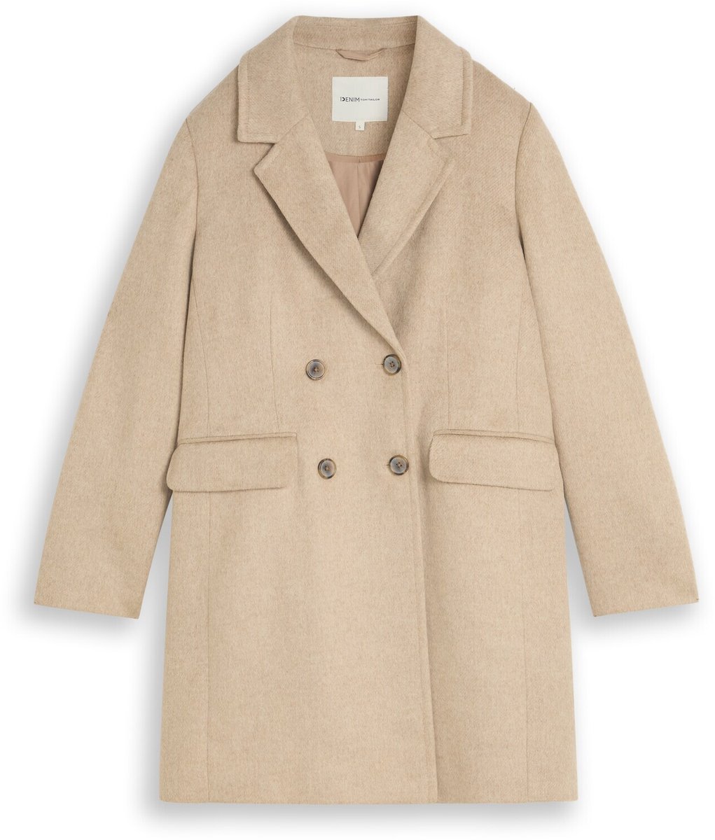 Tom Tailor Denim - Slim fit jas met zakken - Maat XL - mink beige melange
