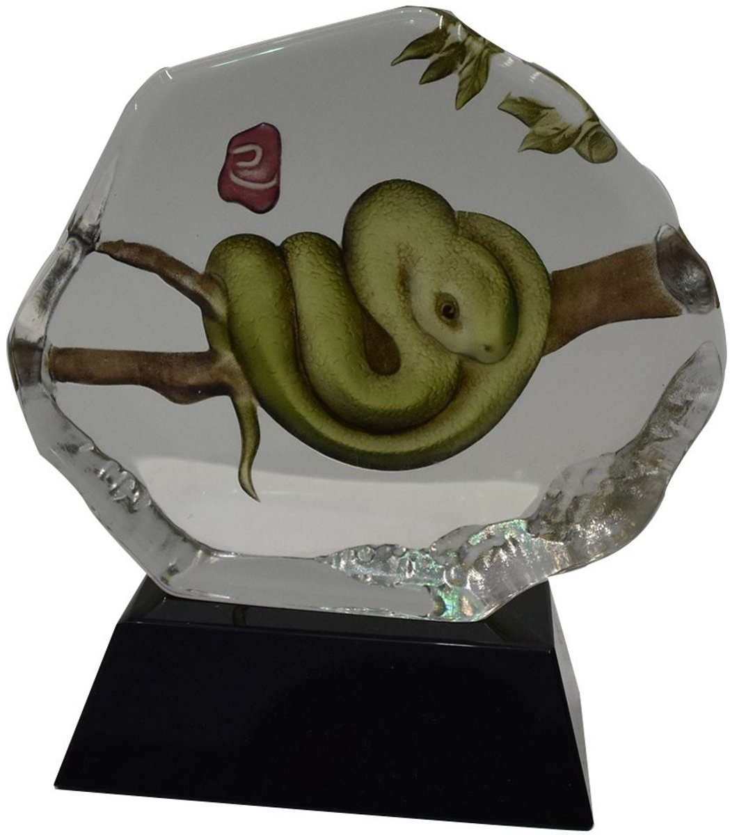 Handgemaakte Kristallen Sculptuur - Rendier - 5,91 x 6,69 inch