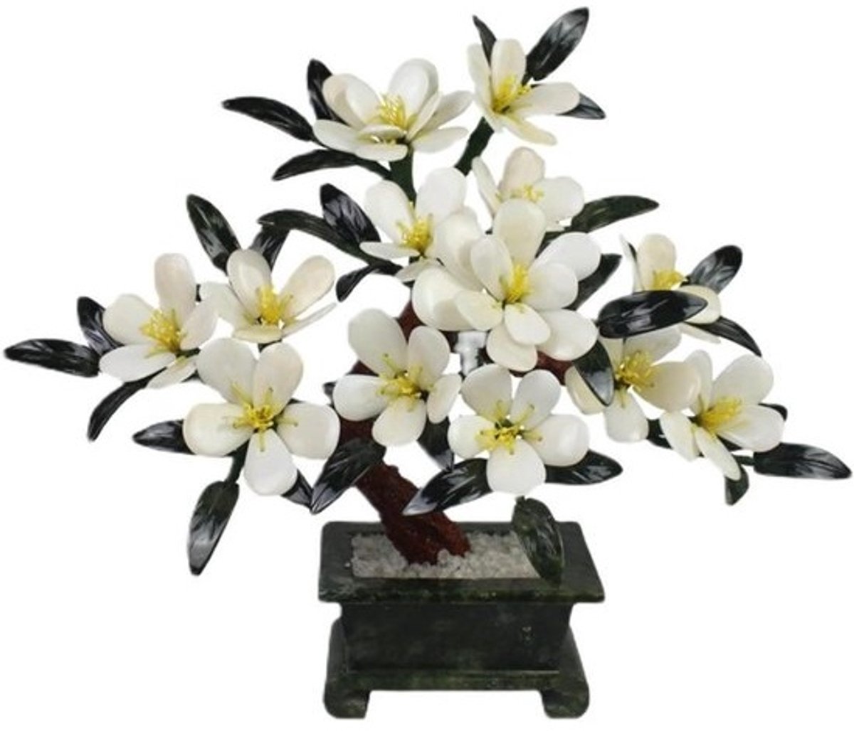 Kunstboom Orchidee Bonsai - Nep Plant Decoratief - Woonkamer Decoratie - Onderhoudsvrij - 30x14x28 cm - One Color