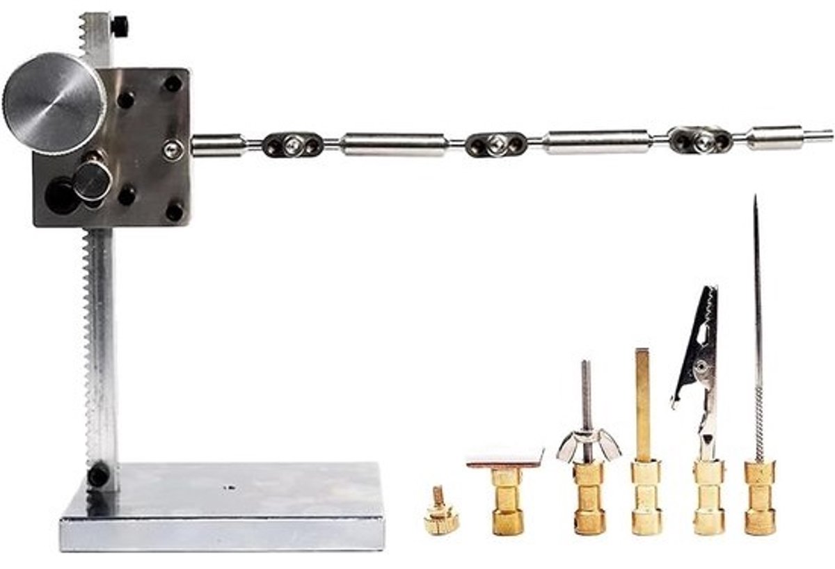 Stop Motion Armatuur Kit - Rig Systeem Animatierig - Objecten Laten Zweven - Roestvrij Staal - 16 cm - Zilver
