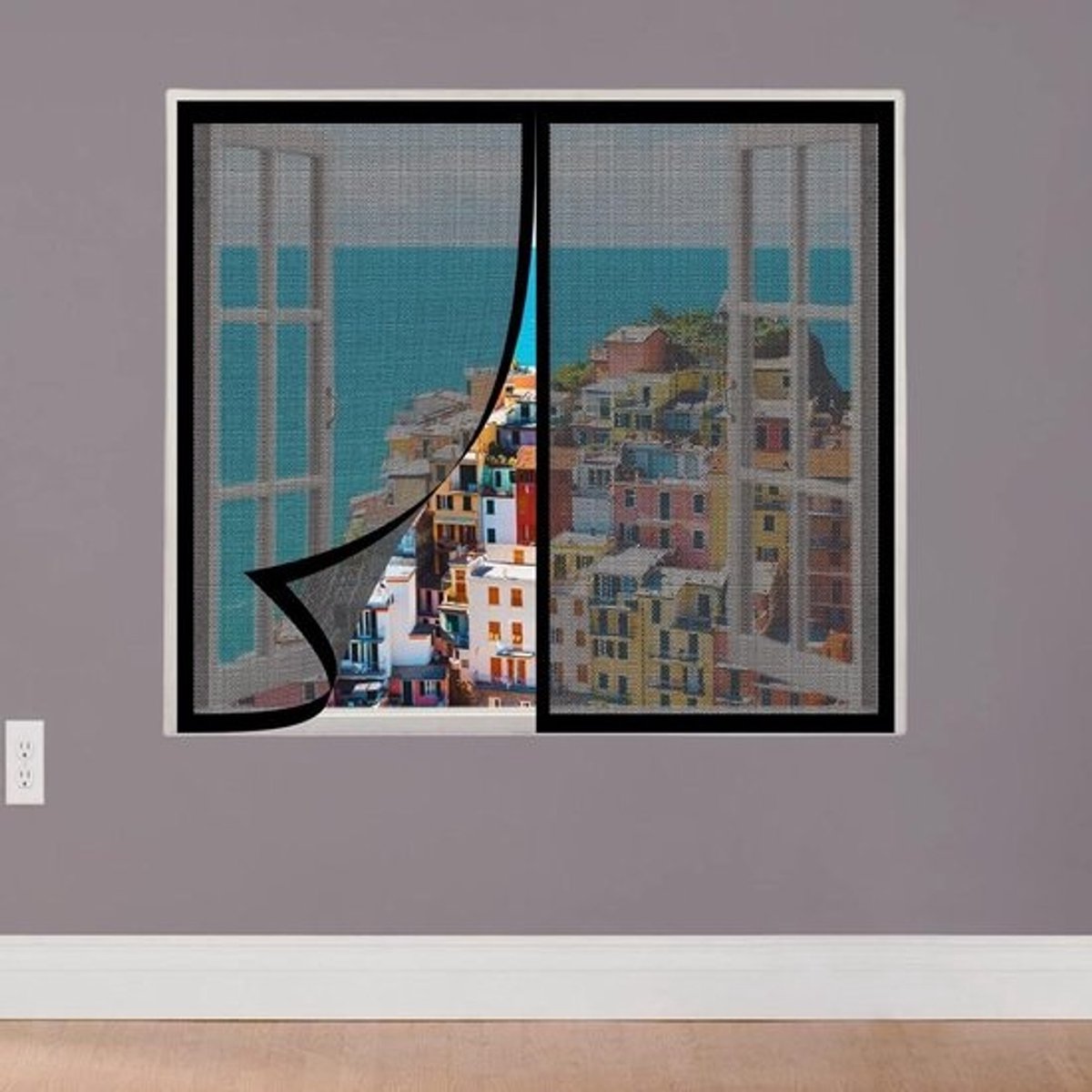 Magnetisch Vliegengordijn - Horren Deur Insectenwering - Frisse Lucht Binnen - Eenvoudige Montage Zonder Boren - 245 x 275 cm