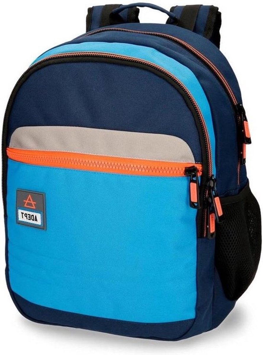Laptop Rugzak - Schooltas - Dagelijks Gebruik - Ergonomische Banden - 42 cm - Blauw
