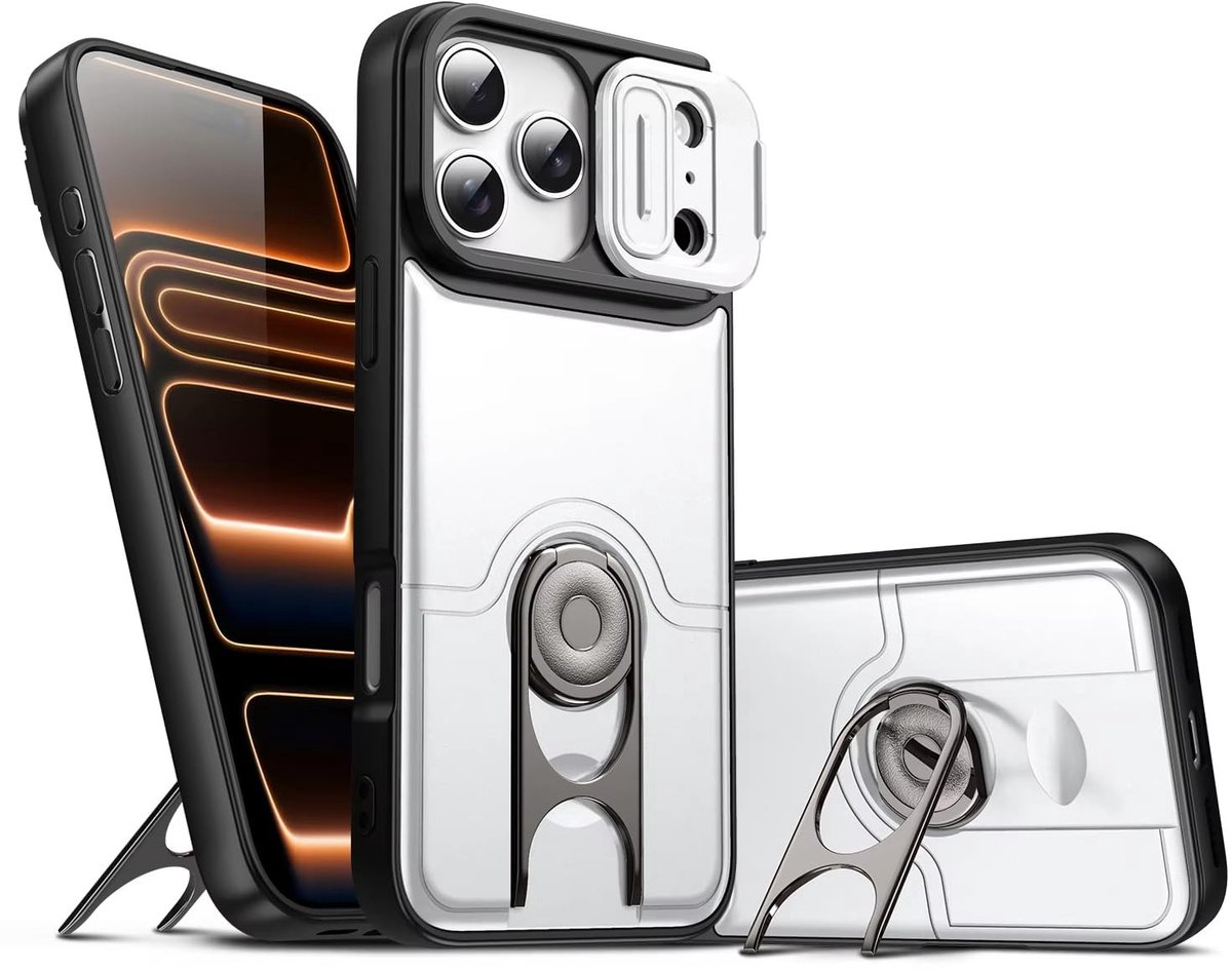 Hoes voor iPhone 17 Pro Max - Extra stevige bescherming met uitschuifbare camera