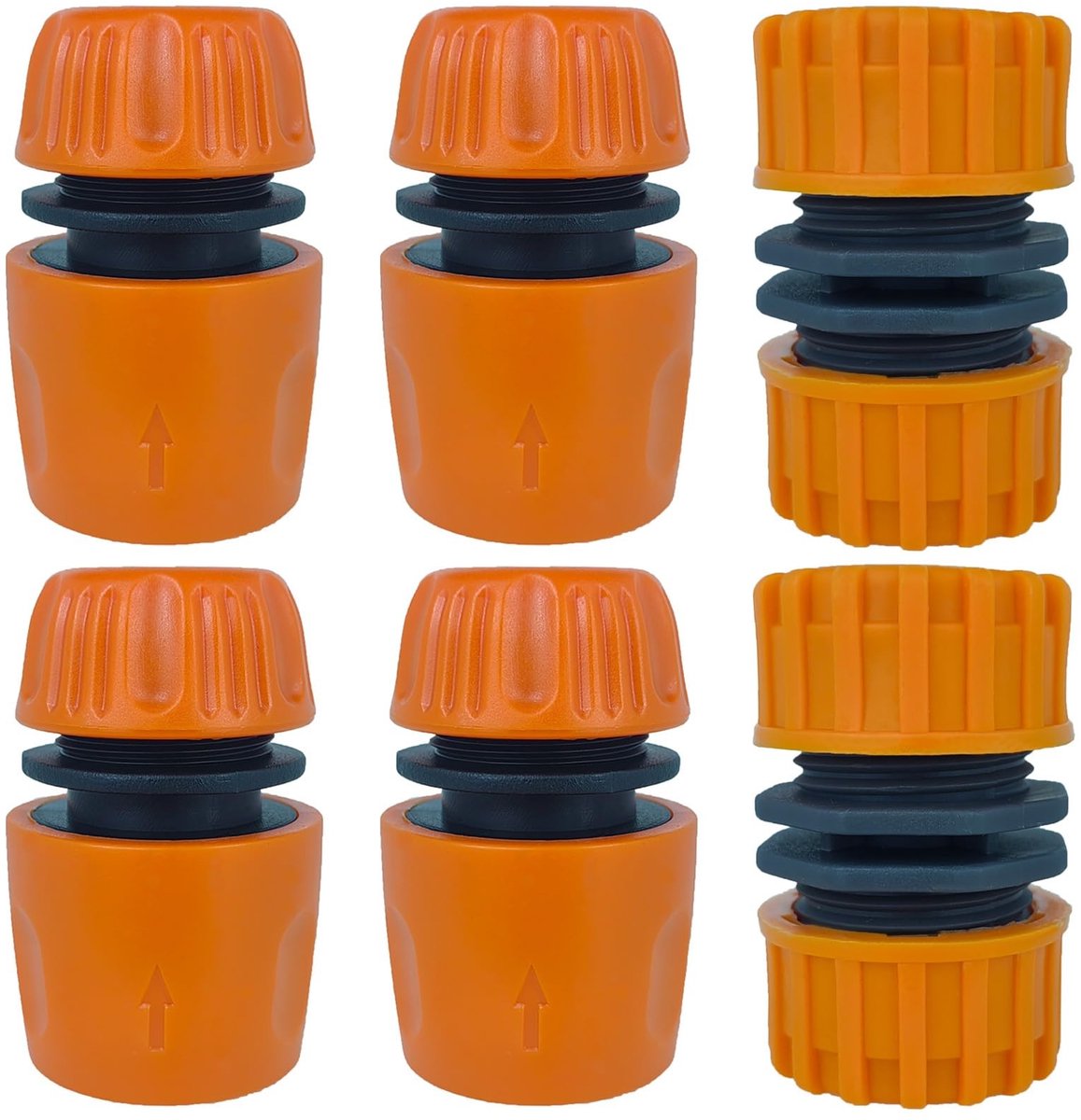 Tuinslang Quick Connectors - 6 Stuks 1/2 Inch
