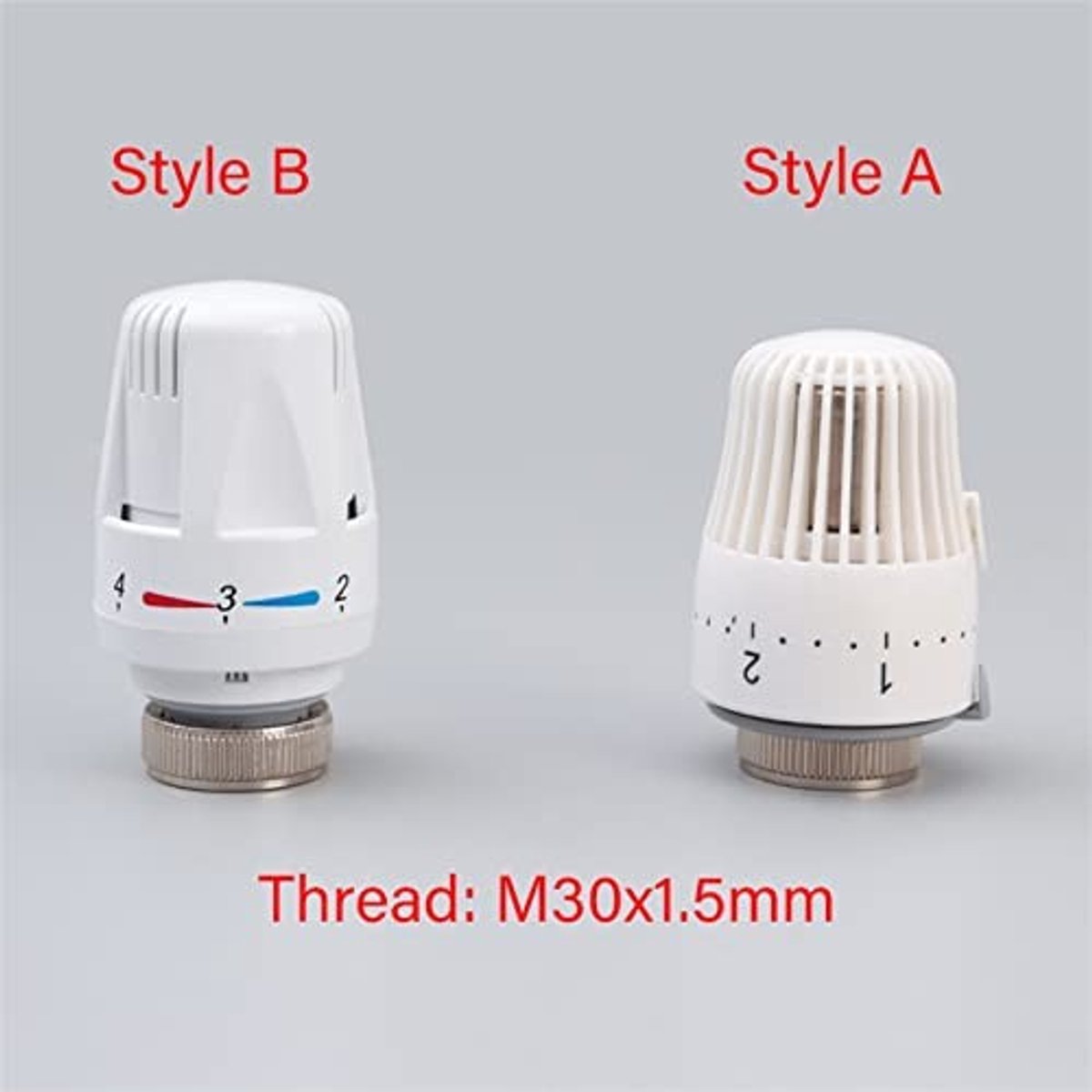 Thermostatische Radiatorkraan - Voor Vloerverwarming - 1/2", 3/4", 1"