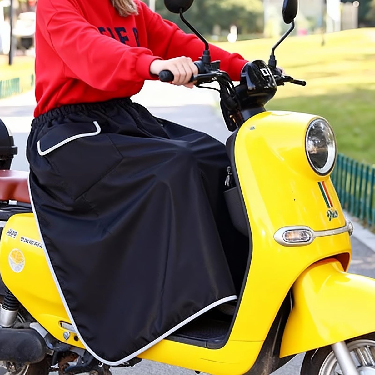 Scooter Beenbeschermer - Waterdicht en Winddicht Zwart