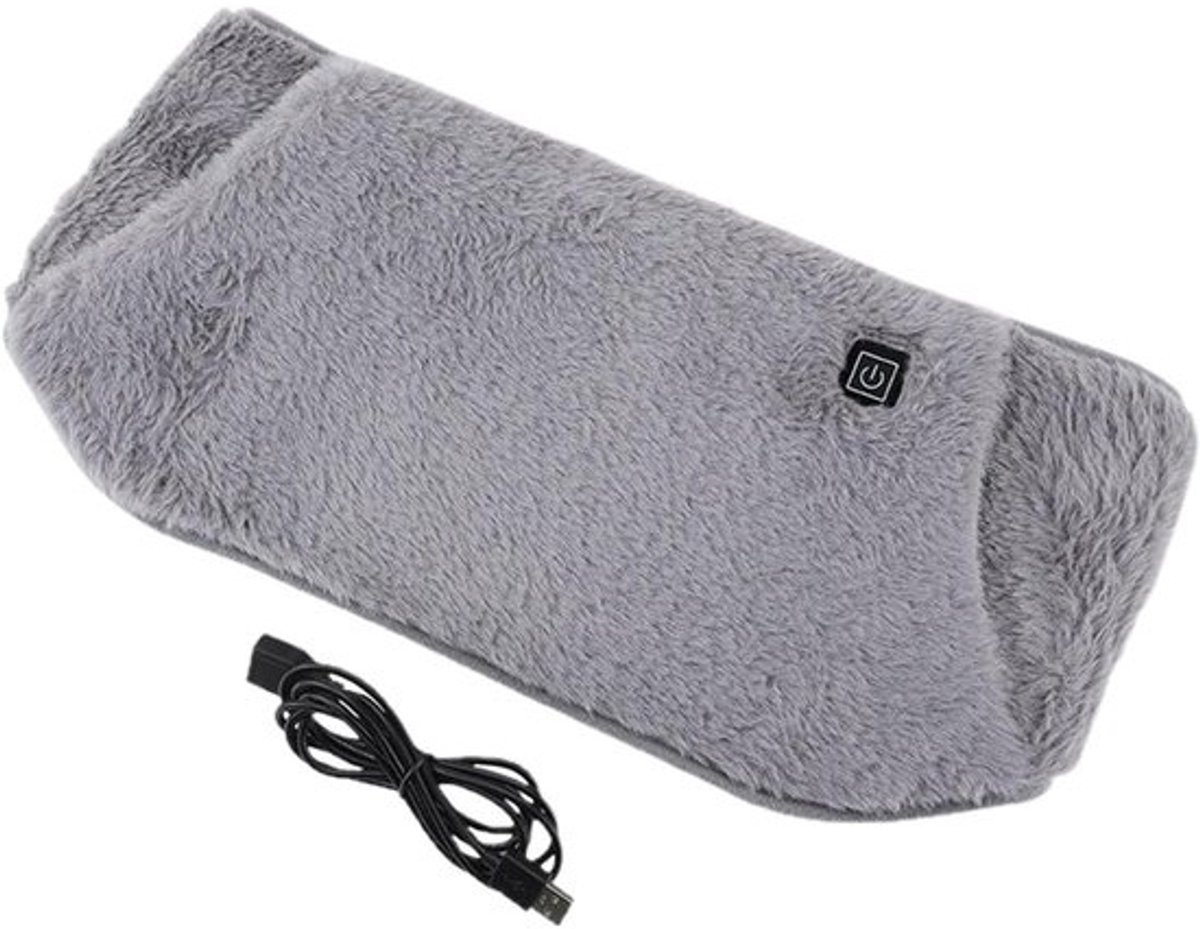 Verwarmingskussen Buik - Heupgordel Verwarmer - Kramp Verlichting - 3 Warmtestanden - 23 x 19 cm - Grijs