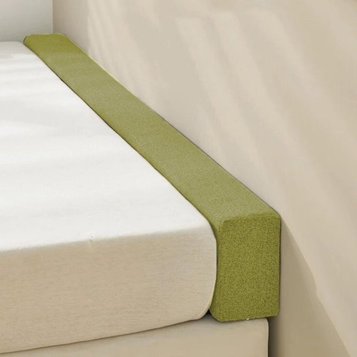 Bed Gap Filler - Matrasvuller Hoofdbord - Slaapkamer Comfort - Zachte Linnen Stof - 140x5x20cm - Grijs
