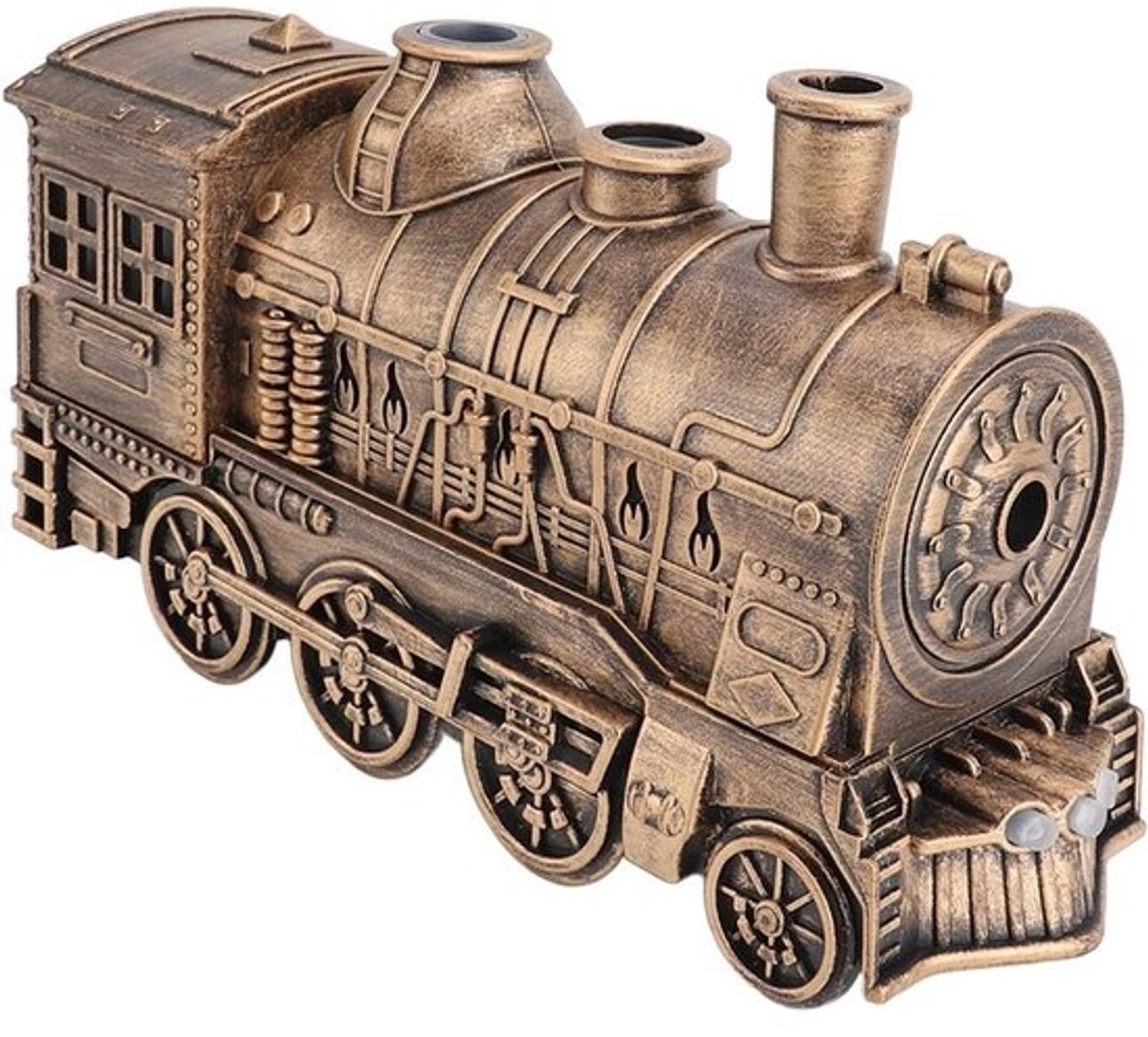 Trein Luchtbevochtiger - Koele Mist - Ontspanning Thuis - Dubbele Mist Uitgangen - 300 Ml Capaciteit - Wit