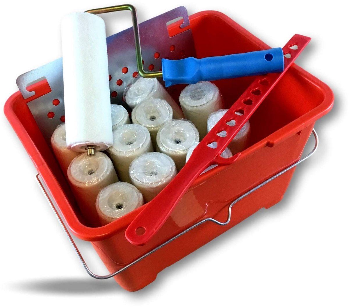Verfroller Set - 13 Rollen Velvet - 14 Liter Emmer