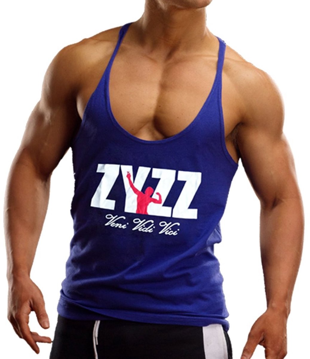 Bodybuilding Tanktop - Blauw