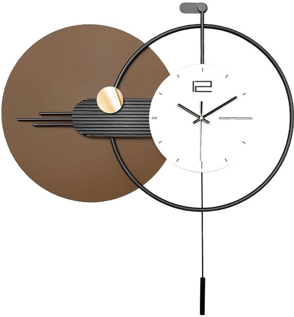 Wandklok - Stille werking - Moderne kunstdecoratie
