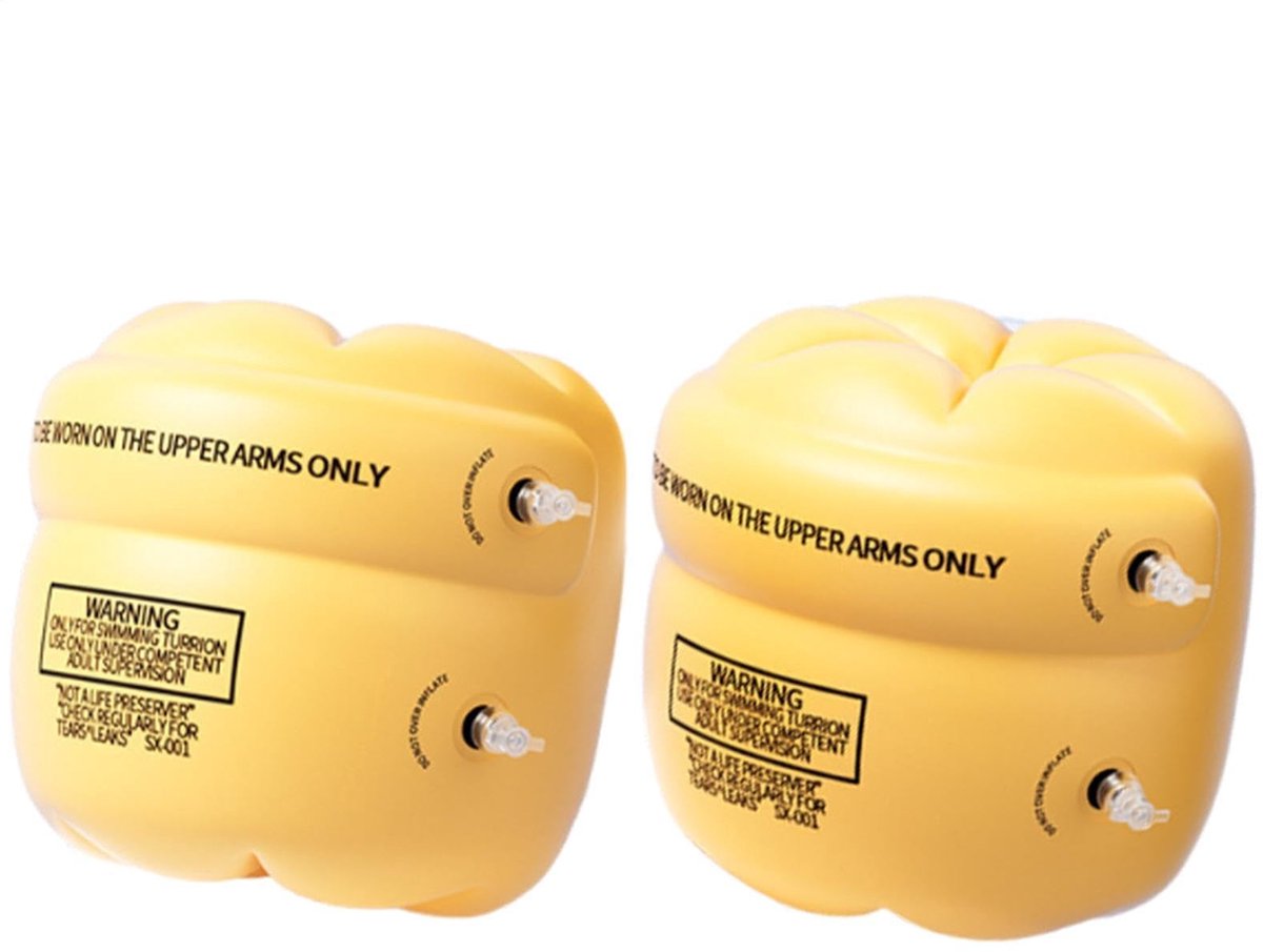 Opblaasbare Arm Float - Veiligheidsbanden voor Volwassenen - Geel
