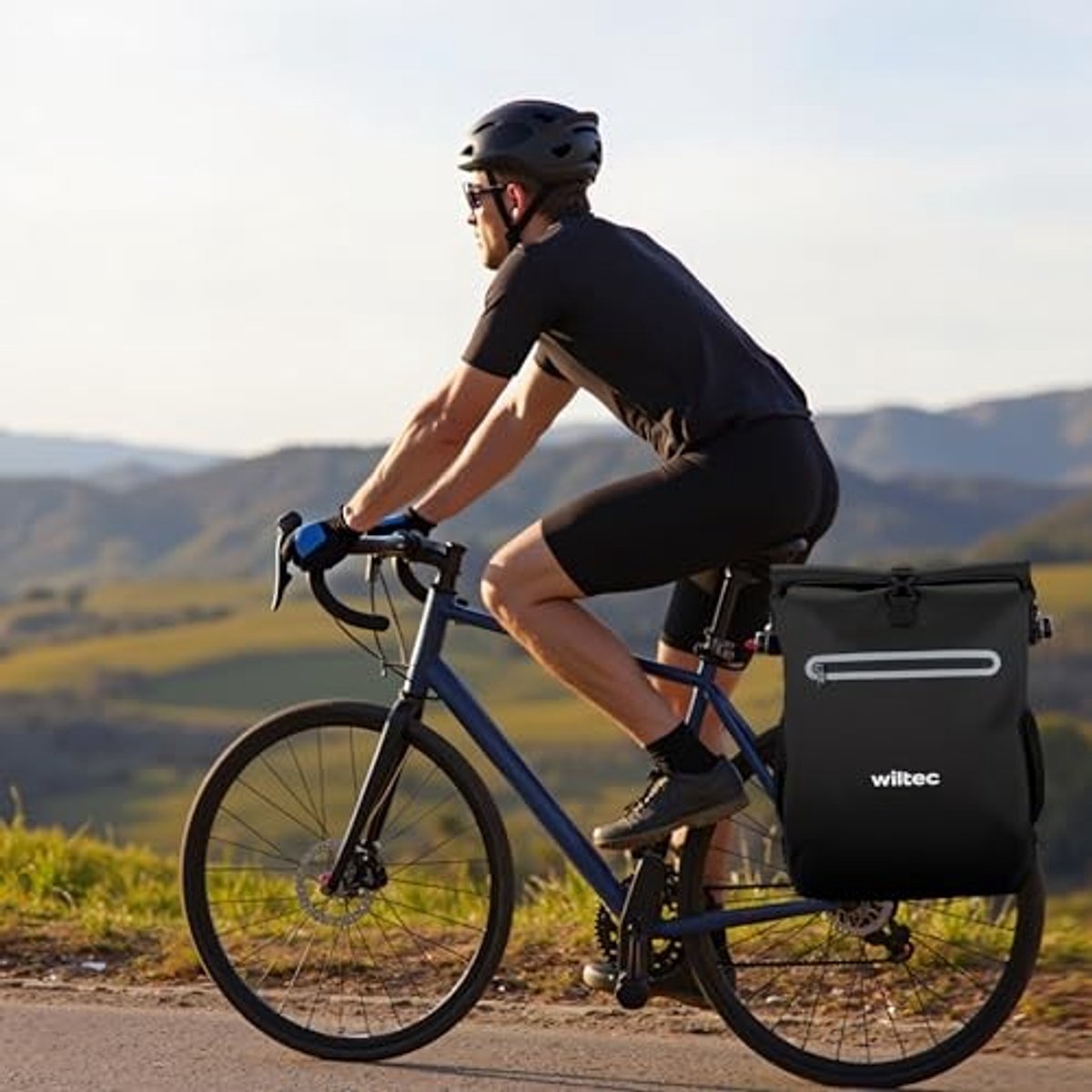 3-in-1 Fietstas - 20L - Zwart met Laptopcompartiment