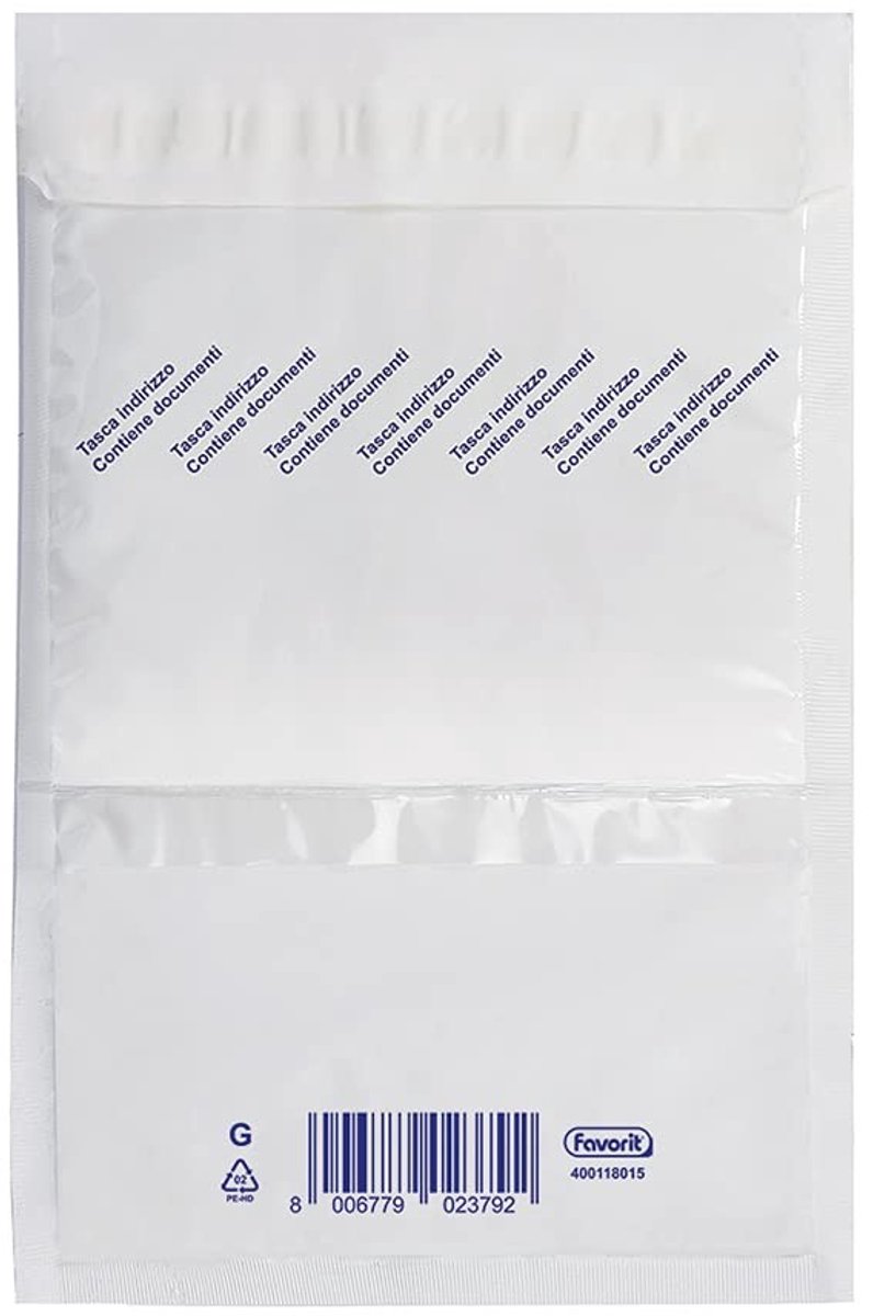Verzendingstassen - Polyethyleen - 24 x 33 cm - Wit - 50 Stuks