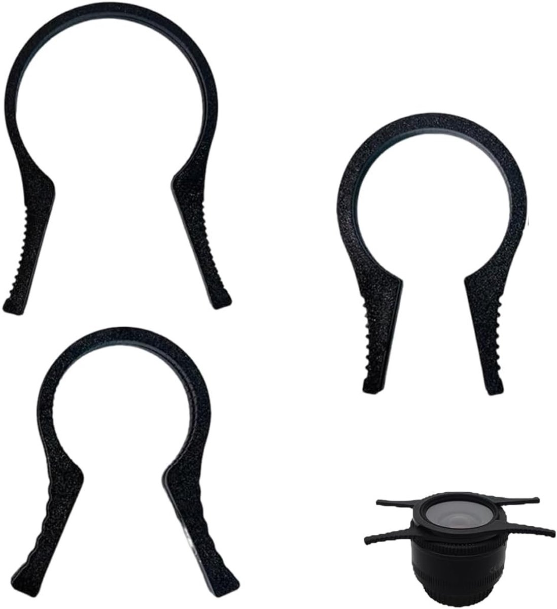 Set van 3 Lensfilters en Verwijdertools voor Camera, Geschikt voor 37-77mm Filters, Inclusief Sleutels en Accessoires