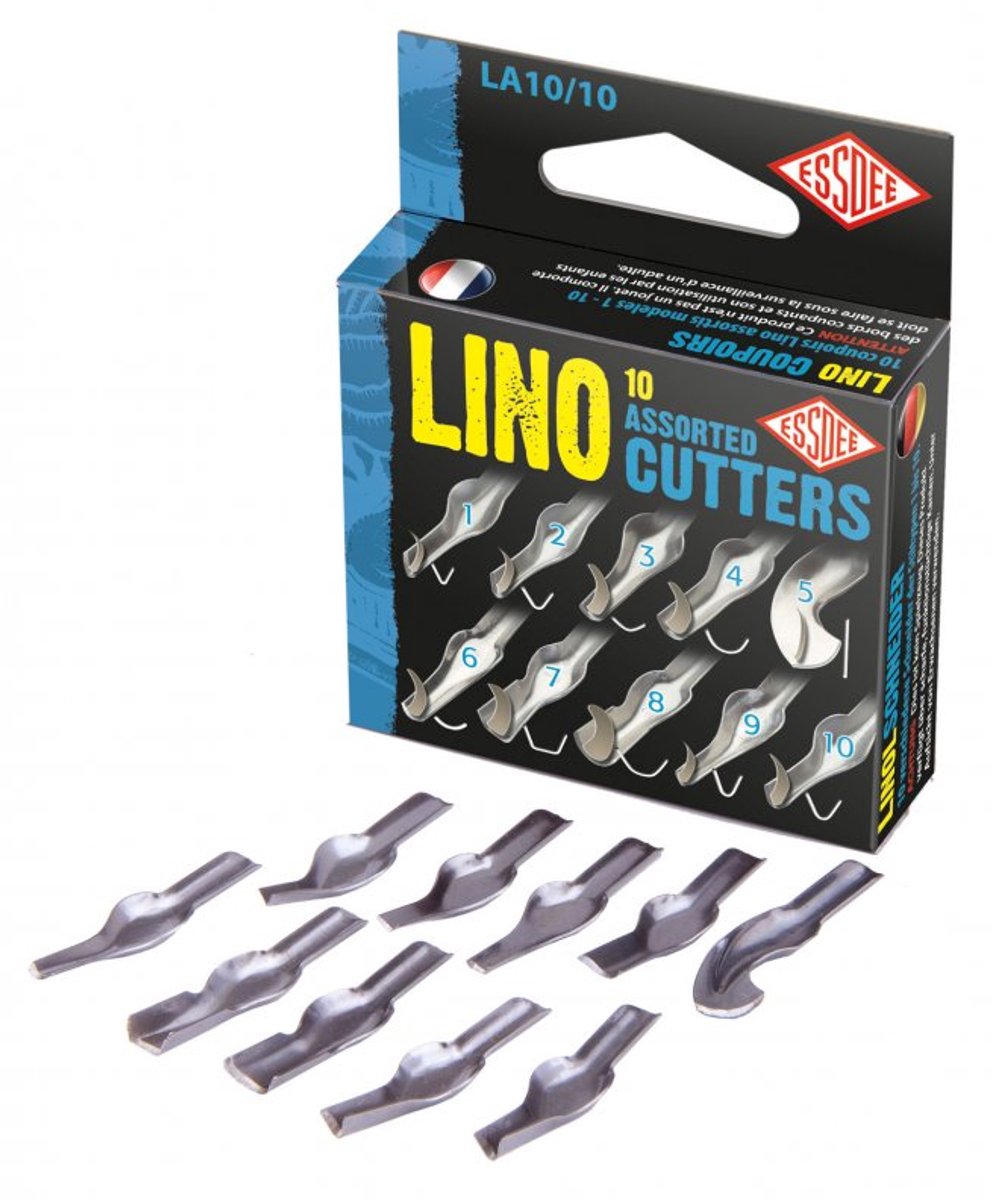 Essdee Linosnedemessen stijlen 1–10, 25-delig Assortiment