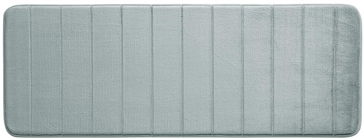 Solidchoice - Memory Foam Badmat, Antislip en Absorberend (45 x 120 cm, Lichtgrijs)