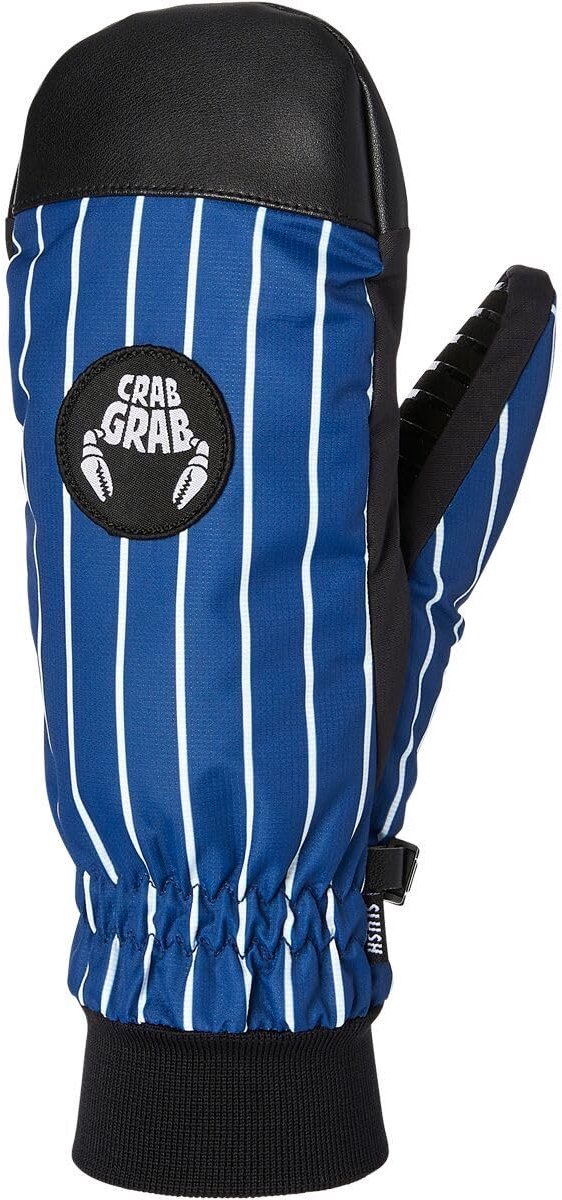 CRAB GRAB Slush Mitt Wanten Pinstripe Marineblauw