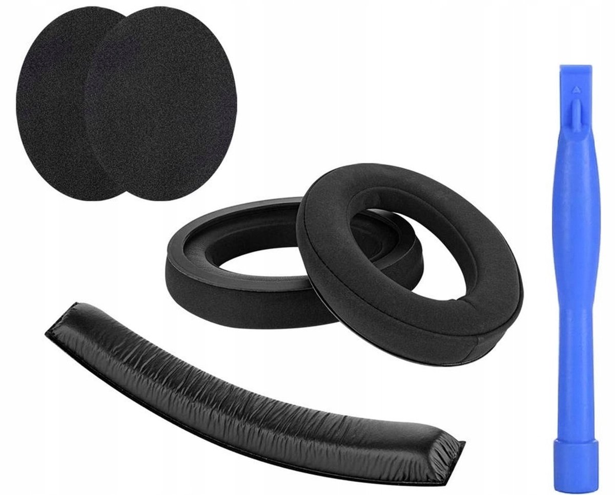 Oorkussens & Hoofdbandkussen voor Sennheiser HD380 Pro - Alcantara