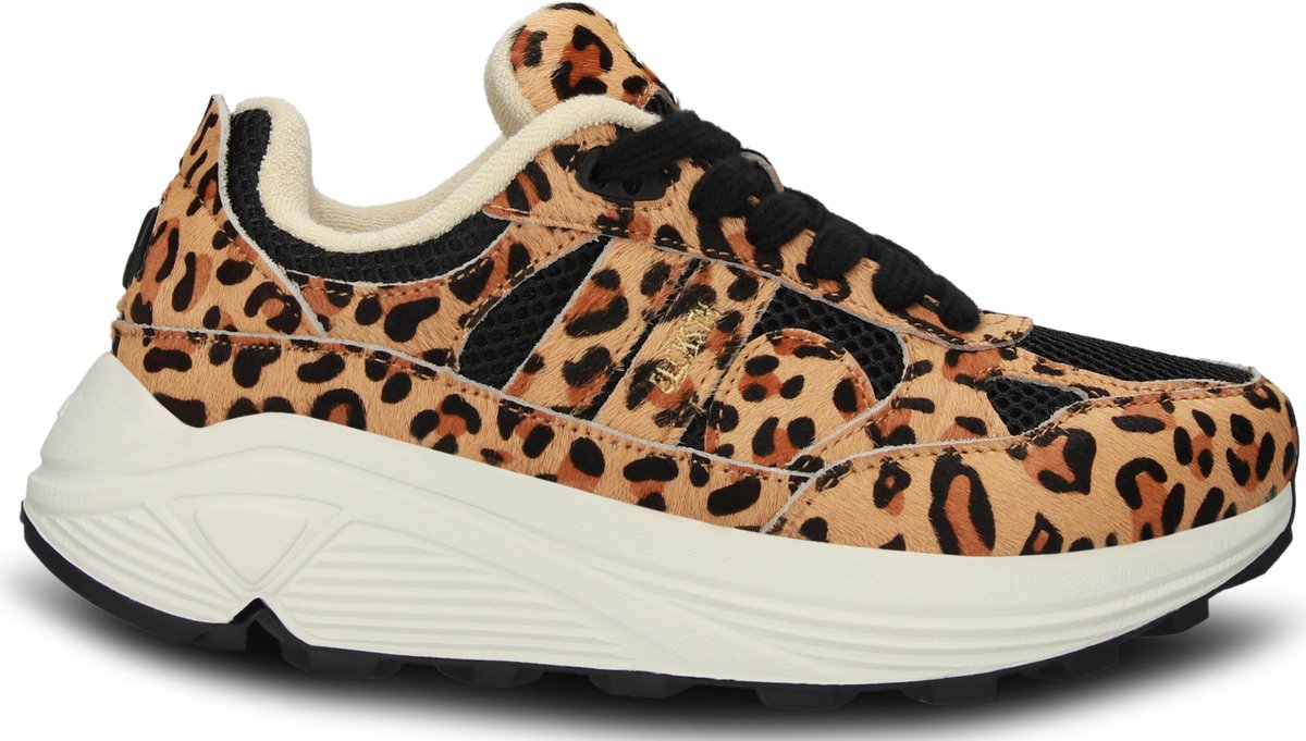 Blackstone V-RILEY - GL781 Leopard - Runner Sneaker - Dames - Brown - Maat: 41