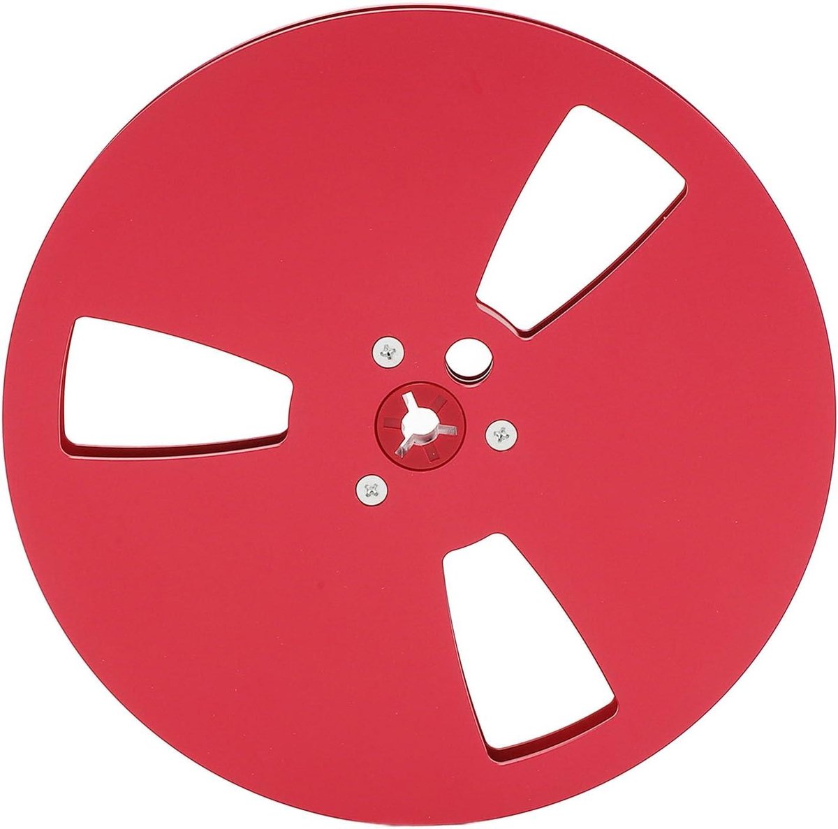 Lege Tapespoel - Universele Haspel - Geluidsopname - Aluminiumlegering - 7 Inch Diameter - Rood