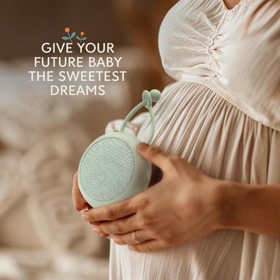 Verte White Noise Machine - Groen - Slaapliedje Voor Baby's - Nachtlampje En Witte Ruis Om Baby's Te Laten Slapen - 15 Geluiden - Oplaadbaar Via USB van Verte — afbeelding 5