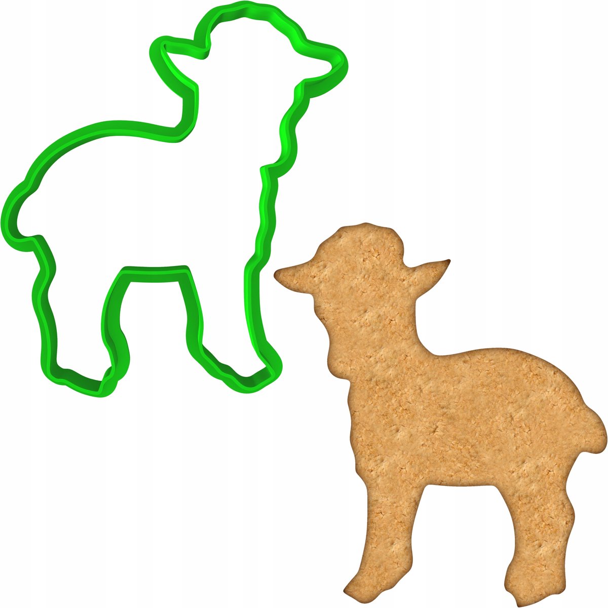 Paas Koekjesvorm Schaap - 8cm - PETG - Vaatwasmachinebestendig