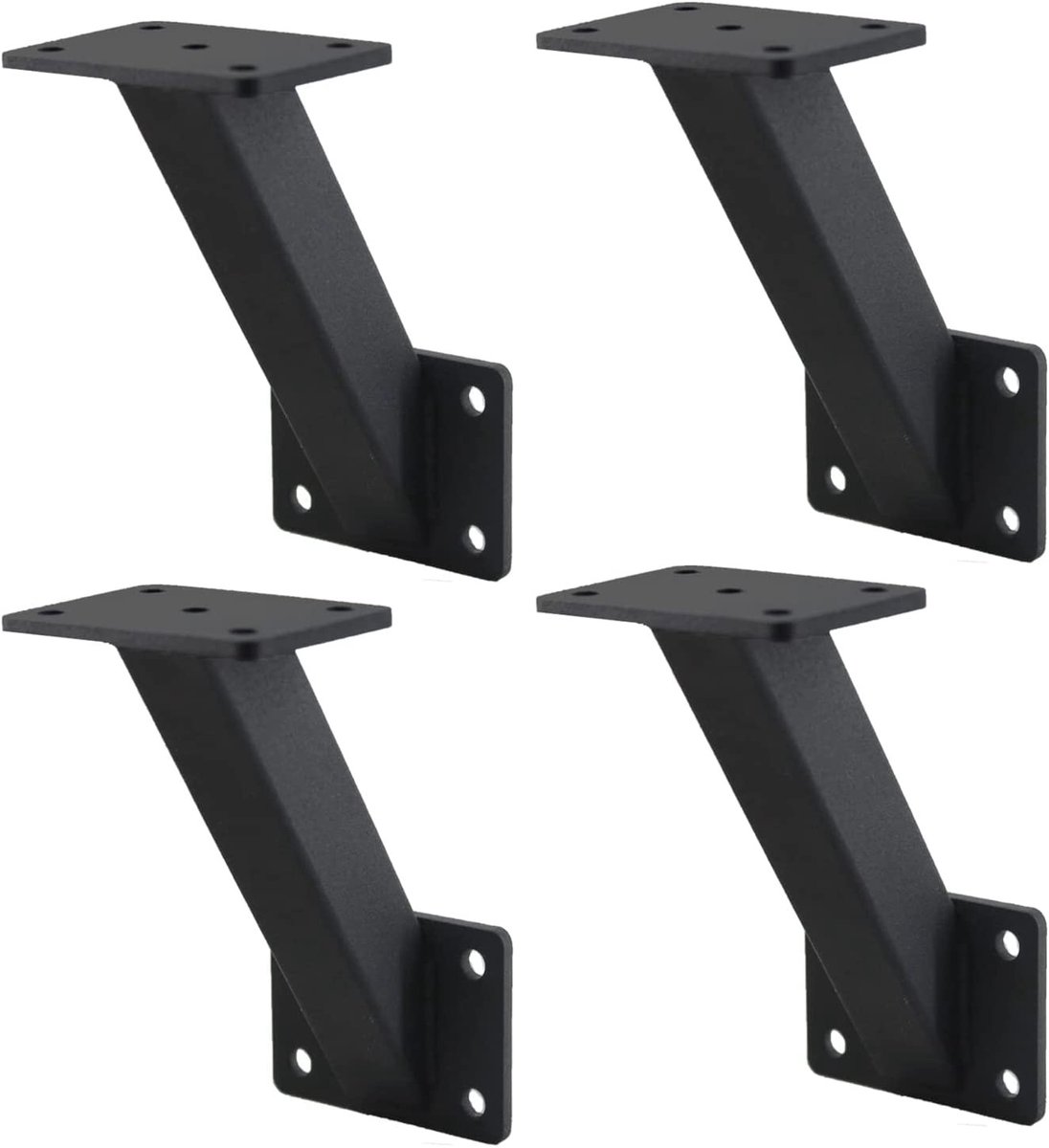 Solidchoice - Stevige Wandbeugel voor Trapleuningen, Set van 4