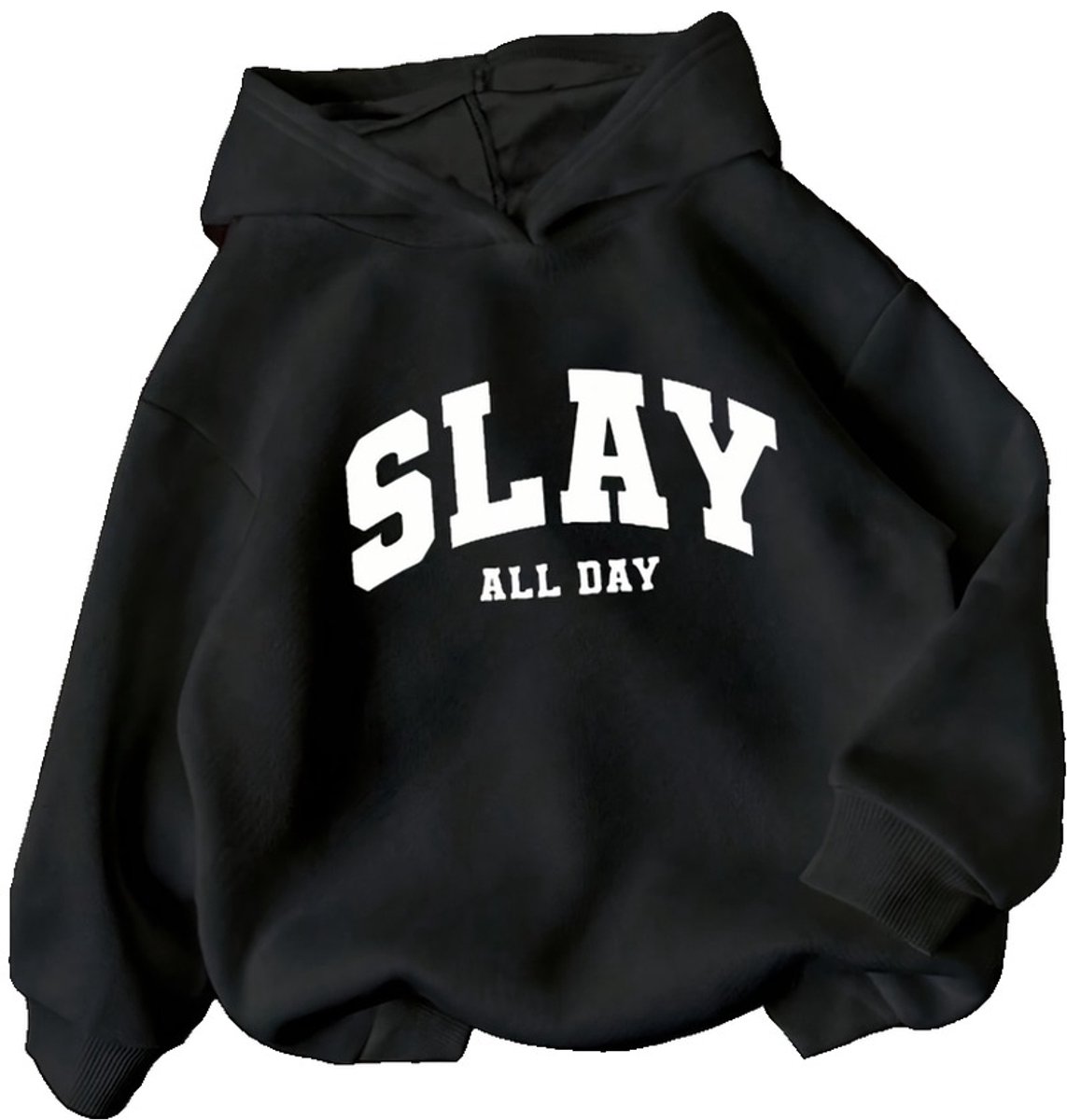 Currero Hoodie Meisjes Warme Hoodie Met Capuchon Comfortabele Sweater Meisje Casual Trui Pullover Meisjestrui 12 Jaar Zwart