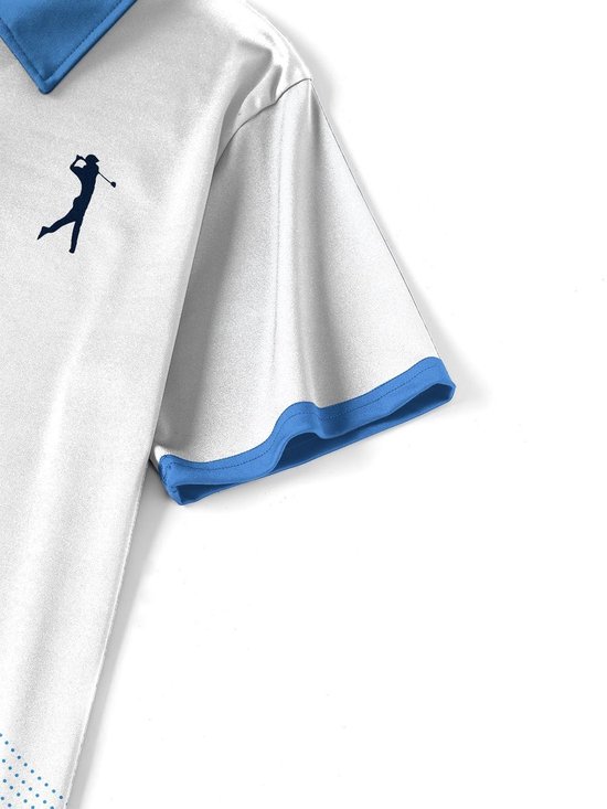 Currero Golf Polo Heren - Ademend Golfshirt - Polo Shirt - Sportshirt - Golfkleding Heren - T-Shirt - Golf Mode - Gemengde kleur L — afbeelding 2