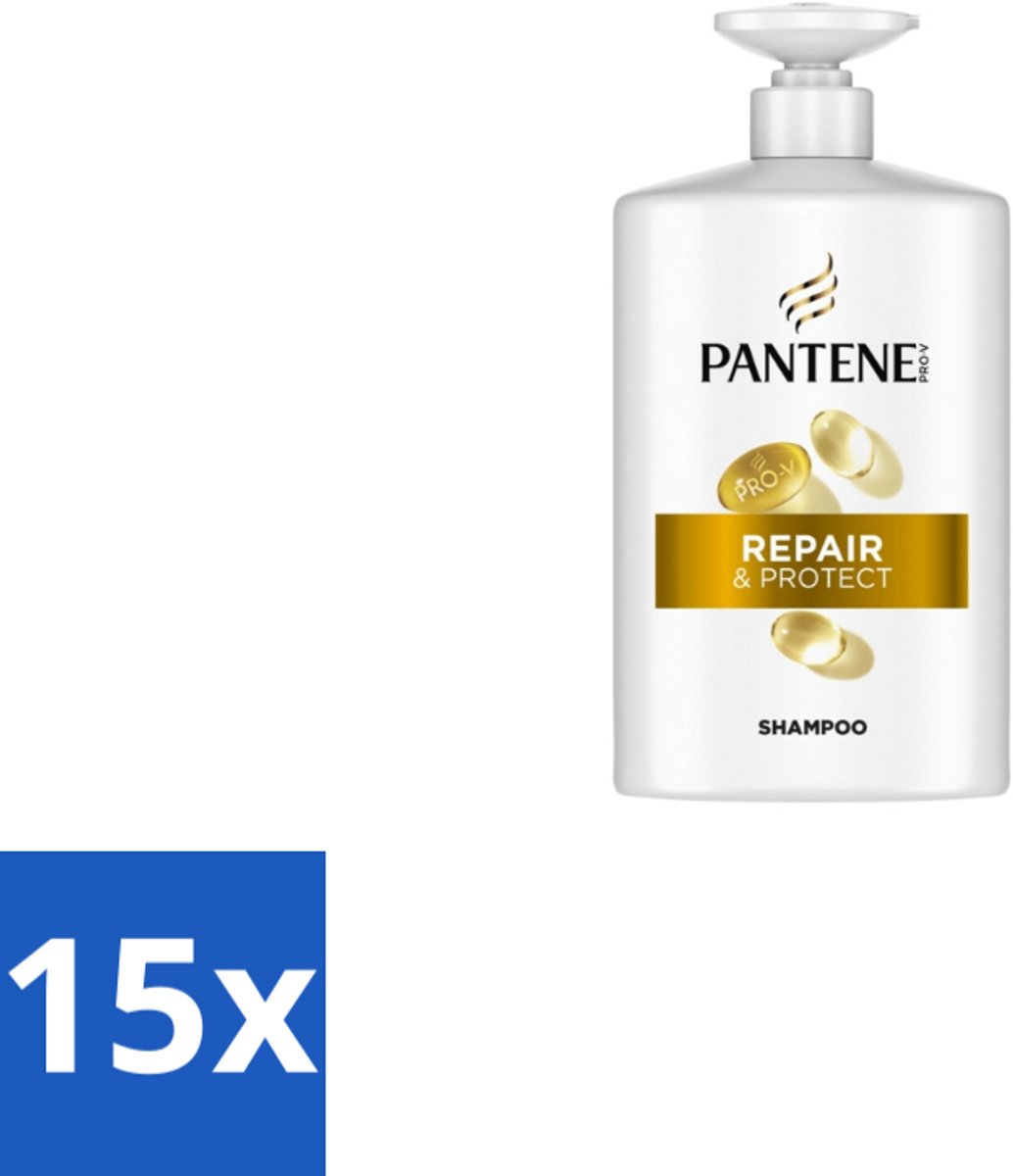 15 x Pantene - Pro-V – Shampoo – Repair & Protect – 1000 ml - Kabel - Kabels - Kabelsysteem - Kabelsysteem