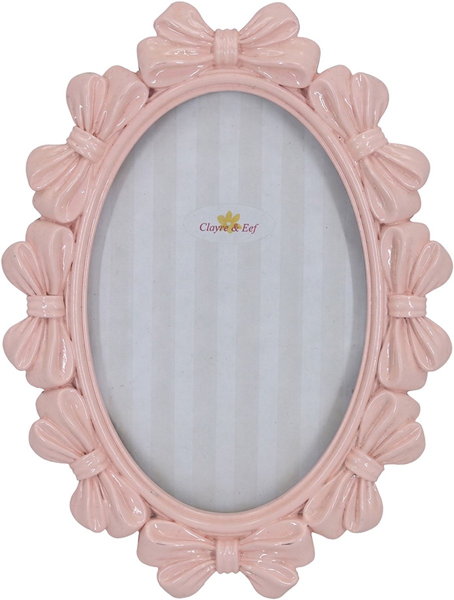 Clayre & Eef Fotolijst Roze Kunststof