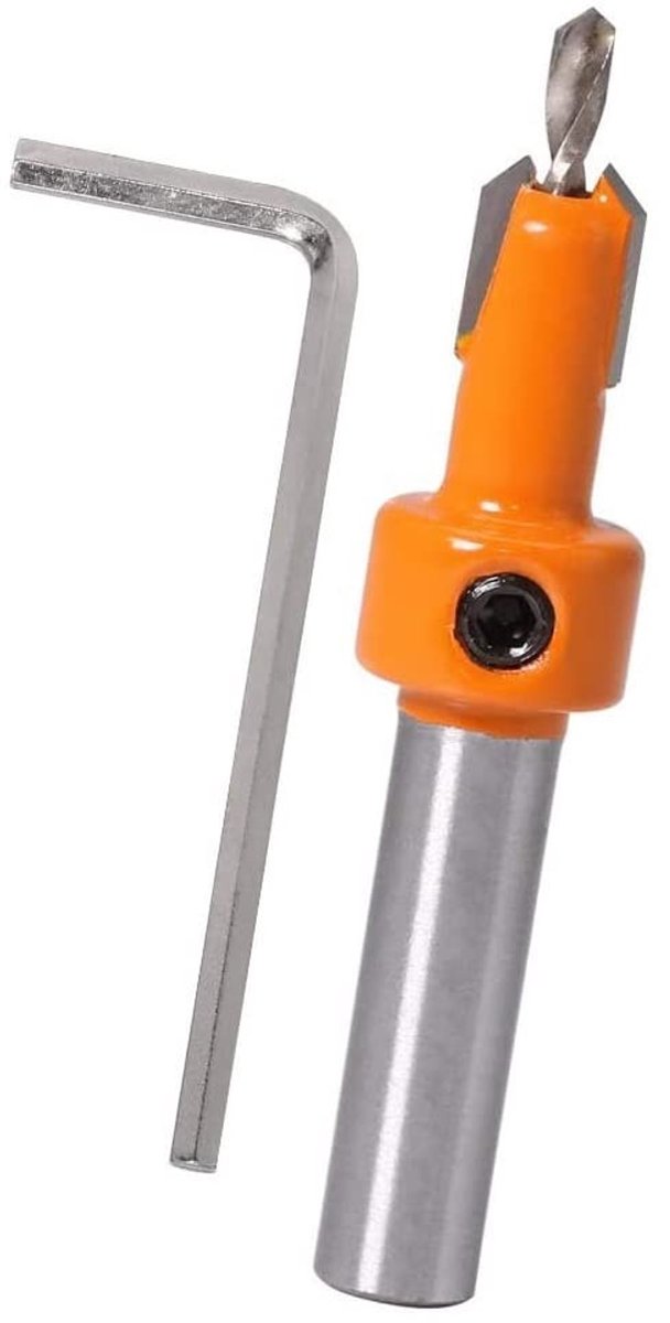 Elzusha - HSS Countersink Boor met Kegelvorm voor Houtbewerking
