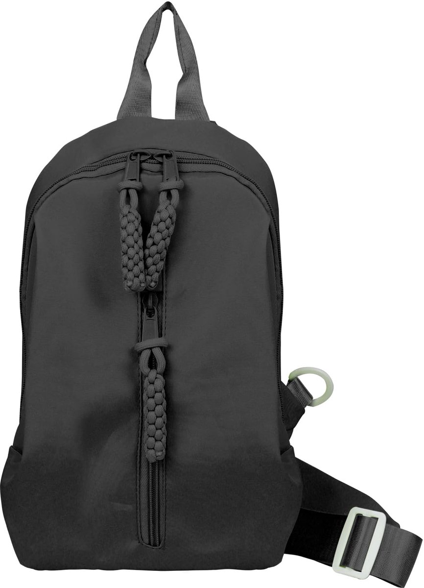 Elzusha - Dames Crossbody Tas met 3 Ritsvakken - Lichtgewicht Schoudertas