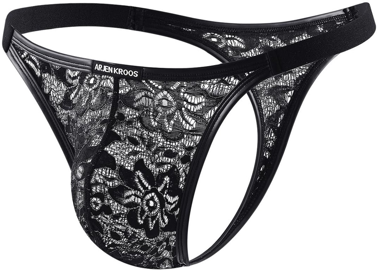 Elzusha - Transparante Thong Ondergoed voor Mannen - Ultra Dun