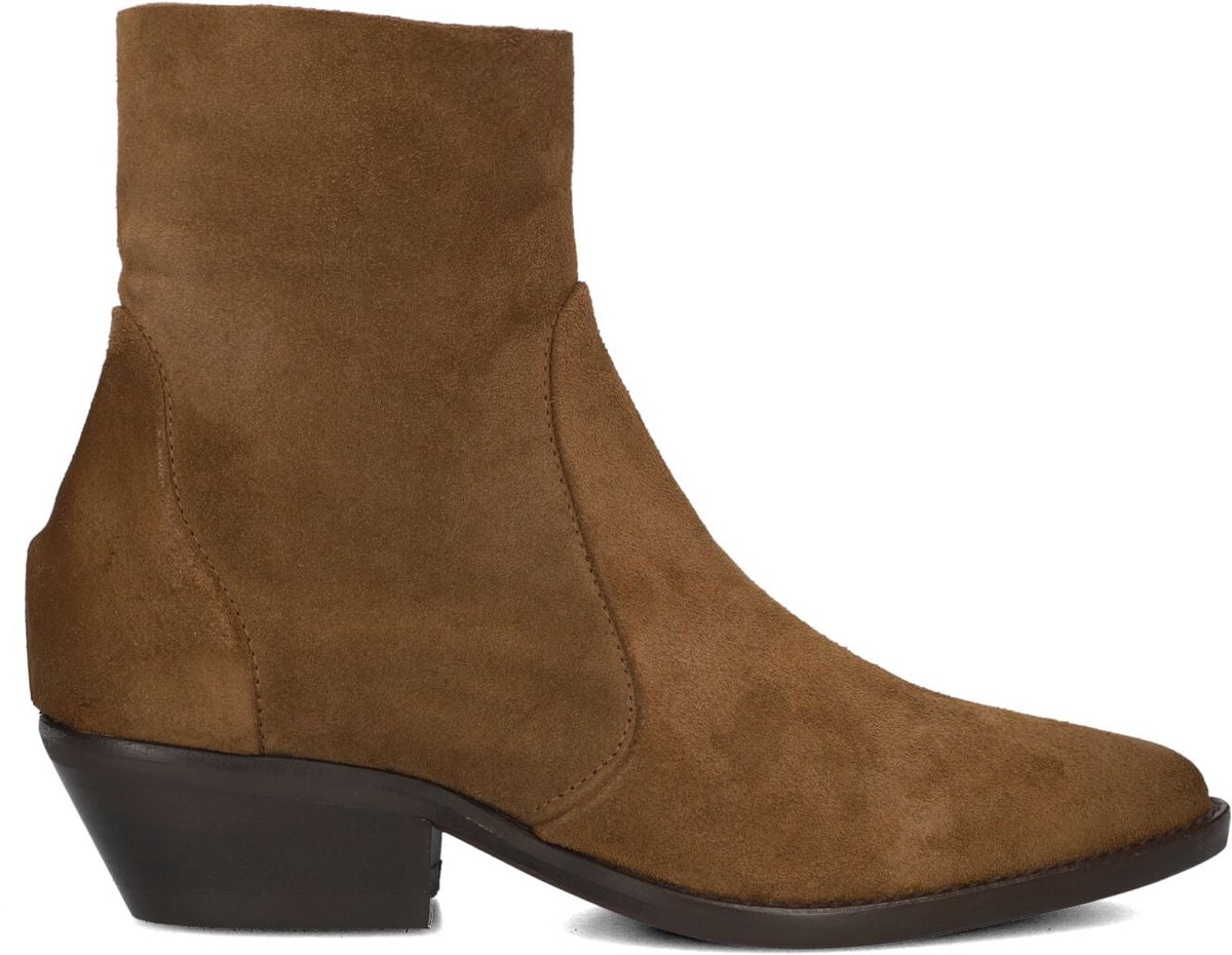 LINA LOCCHI Aw400 Enkellaarsjes - Enkelboots met rits - Dames - Camel - Maat 39