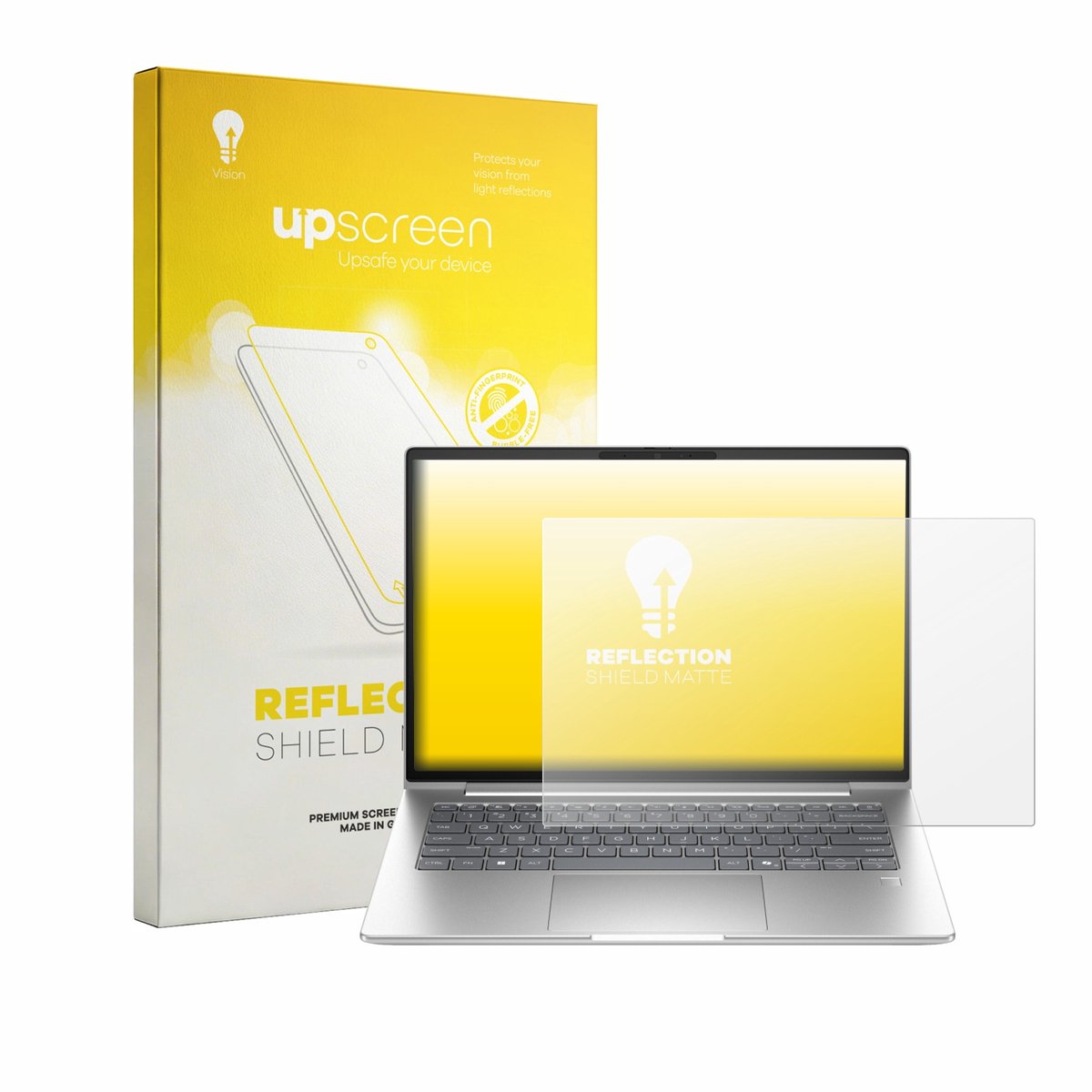 upscreen - Screenprotector voor HP EliteBook 6 G2a 14" - Folie Beschermfolie anti glare matte