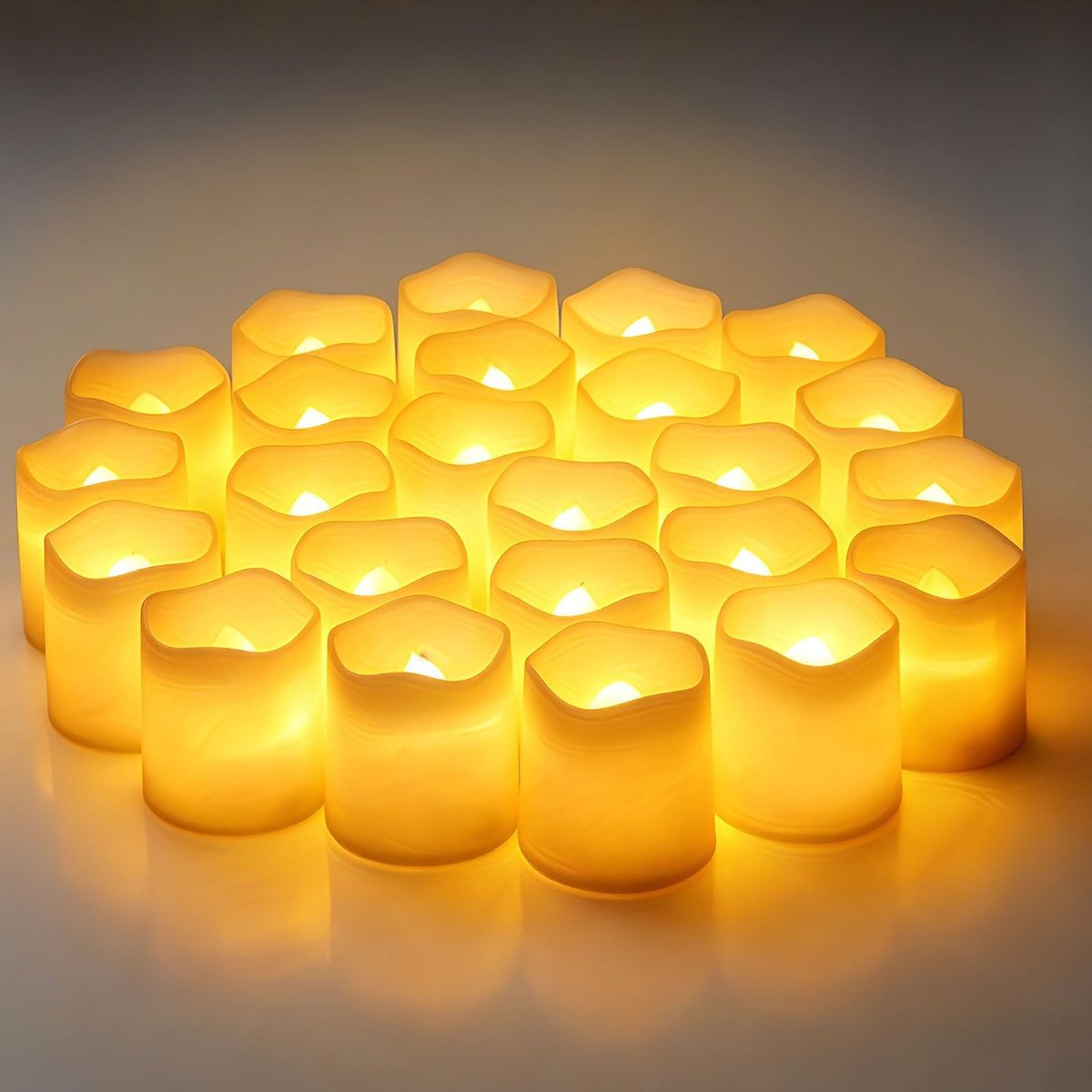 Elzusha - Set van 24 LED Theelichten zonder Vlam