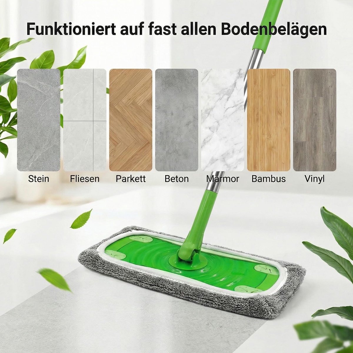 Elzusha - 10 Herbruikbare Microvezel Wisserhoezen voor Swiffer - Universele Reinigingsdoeken