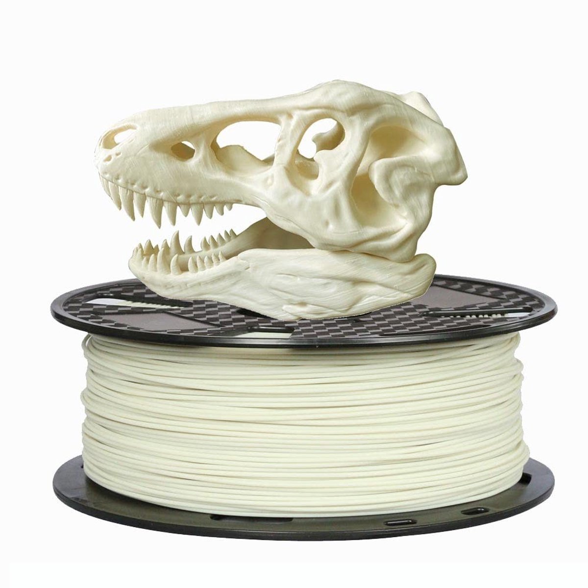 Elzusha - PLA Max 3D Printer Filament 1.75mm 1KG Bone White