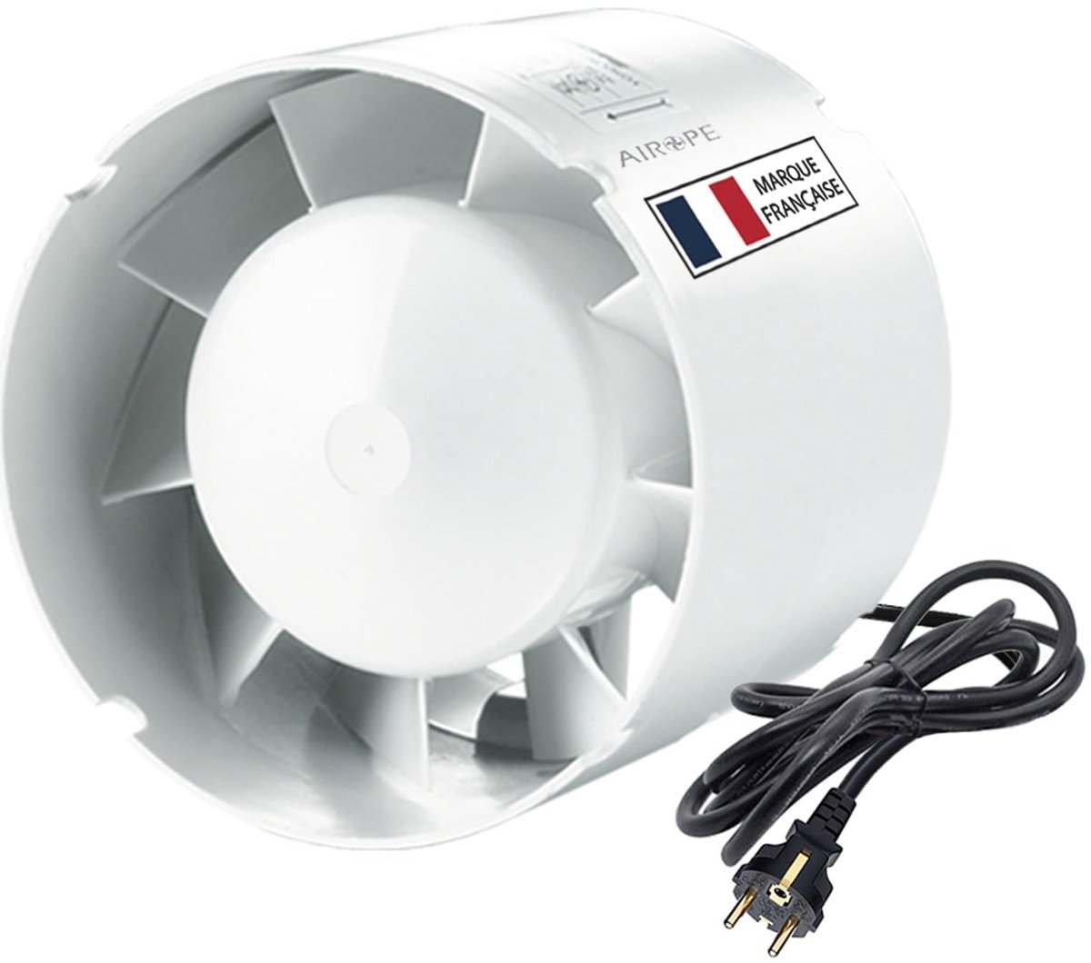 Elzusha - Stille Afzuigventilator - 190 m³/h - 125 mm