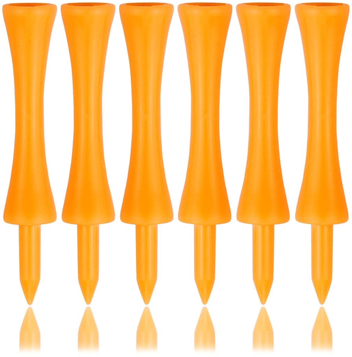 Elzusha - 100 Stuks Plastic Golf Tees van 70mm voor Precisie