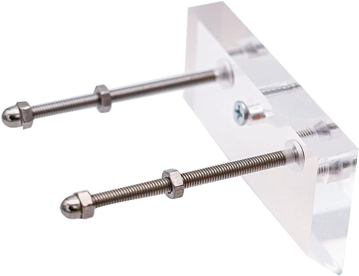 Skateboard Wandbeugel voor Deluxe Skatedeck - Transparante Wandhouder voor Skateboards, Ruimtebesparend en Stijlvol